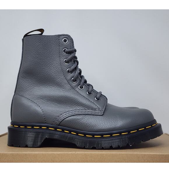 DS Doc Martens Pascal Leather GREY Size 5 - Picture 5 of 7